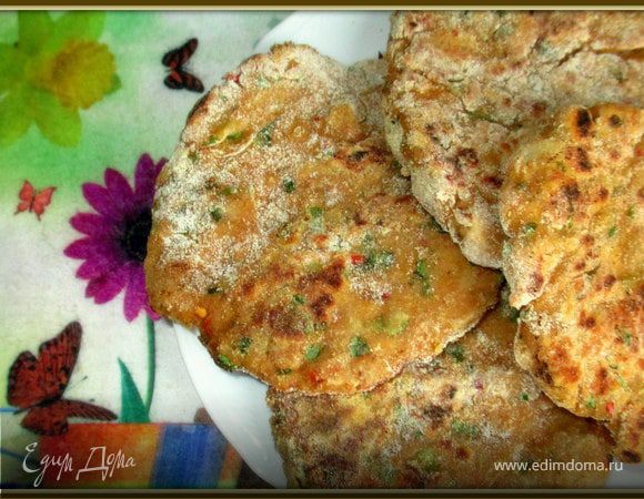 Куриные лепешки по мотивам "Том Ям" Куриные лепешки по мотивам "Том Ям"