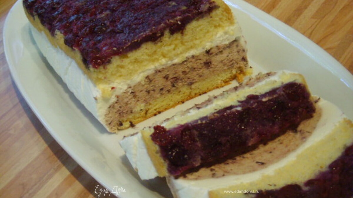 Торт-Десерт "Ягодное облако" с йогуртовым кремом