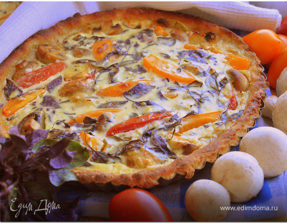 Овощной пирог на картофельном тесте Овощной пирог на картофельном тесте