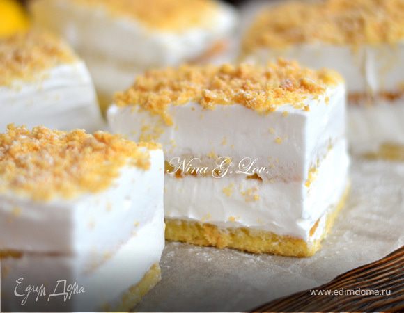 Лимонное пирожное