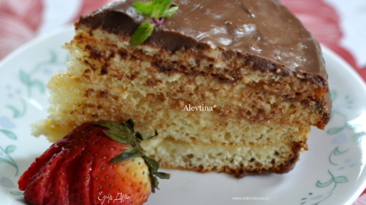 Кремовый торт «Бостон»