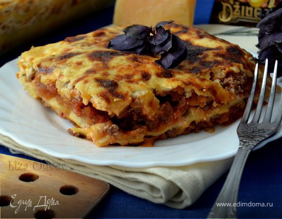Лазанья с телятиной и сыром Джюгас Лазанья с телятиной и сыром Джюгас
