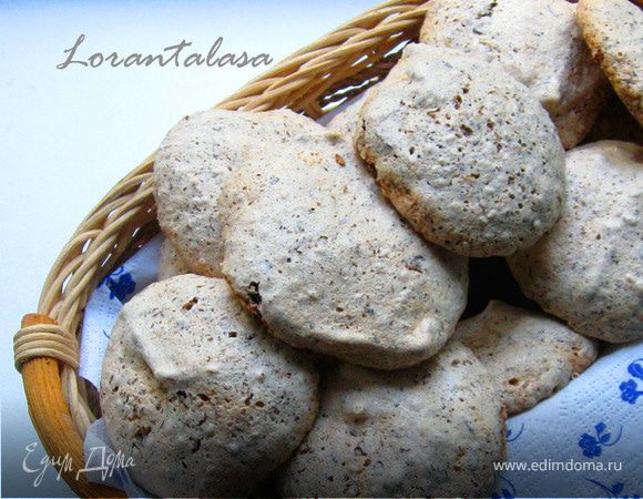 Воздушное кунжутное печенье с шоколадом Воздушное кунжутное печенье с шоколадом