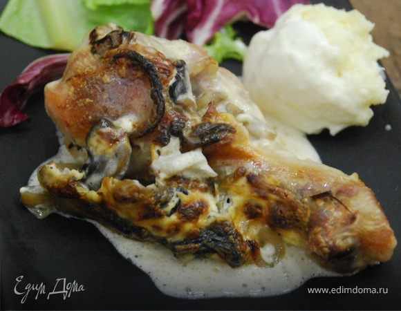 Нежная курочка в сырно-сливочном соусе по-автралийски Нежная курочка в сырно-сливочном соусе по-автралийски