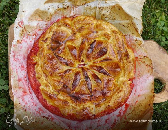 Хрустящий сливовый пирог Хрустящий сливовый пирог