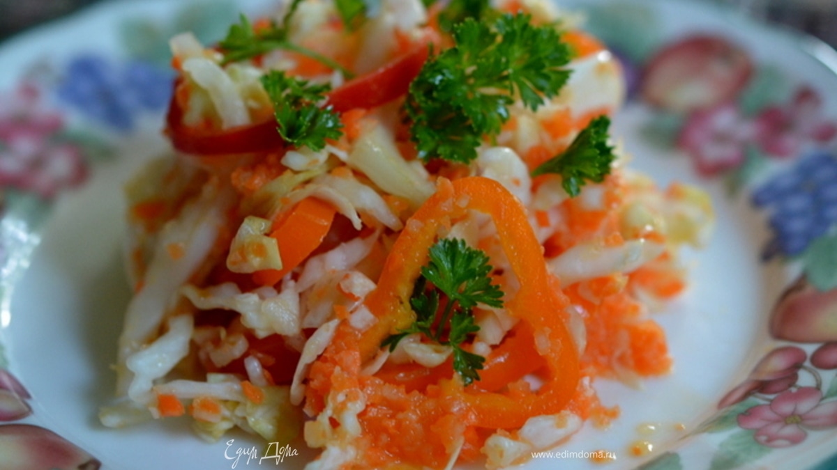 Слоппи капустный салат с соусом