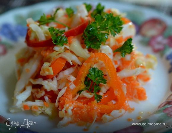 Слоппи капустный салат с соусом