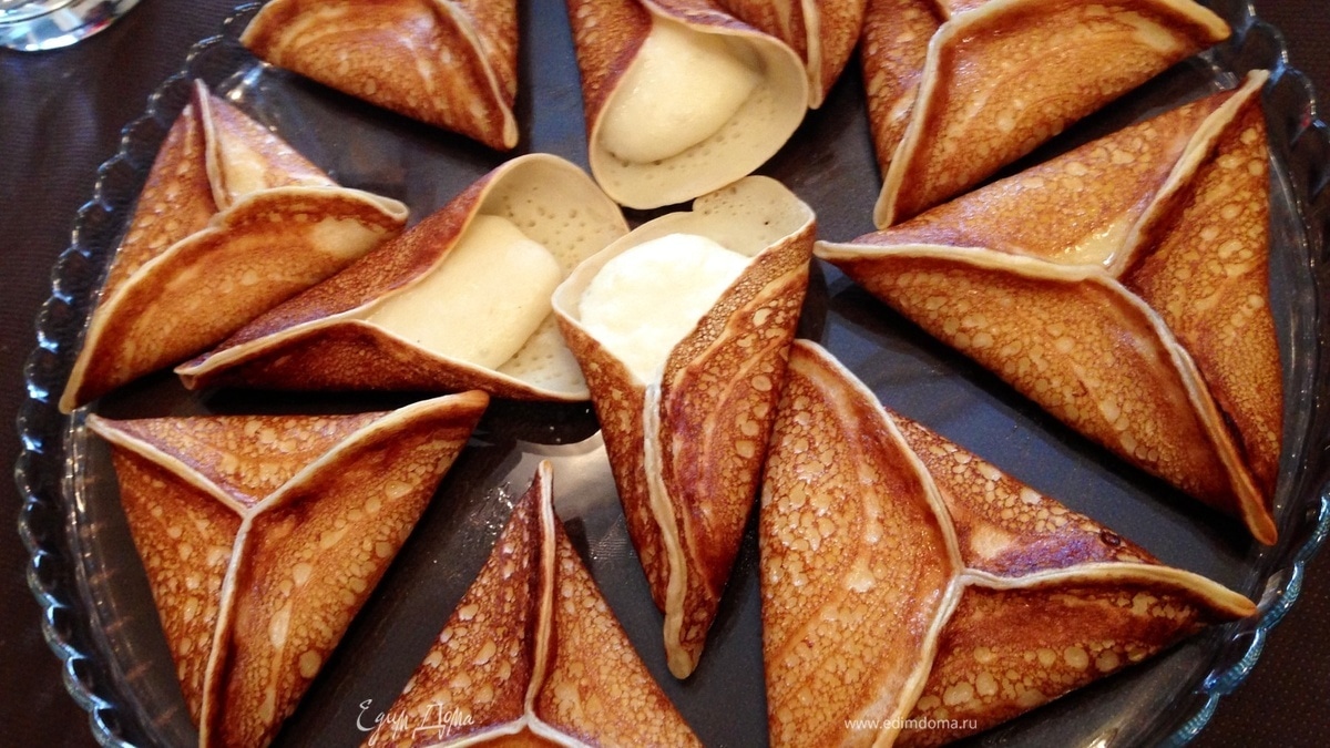 Арабские блинчики с заварным кремом (Катайеф / Qatayef)