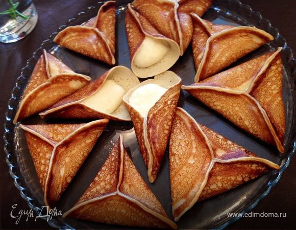 Арабские блинчики с заварным кремом (Катайеф / Qatayef)