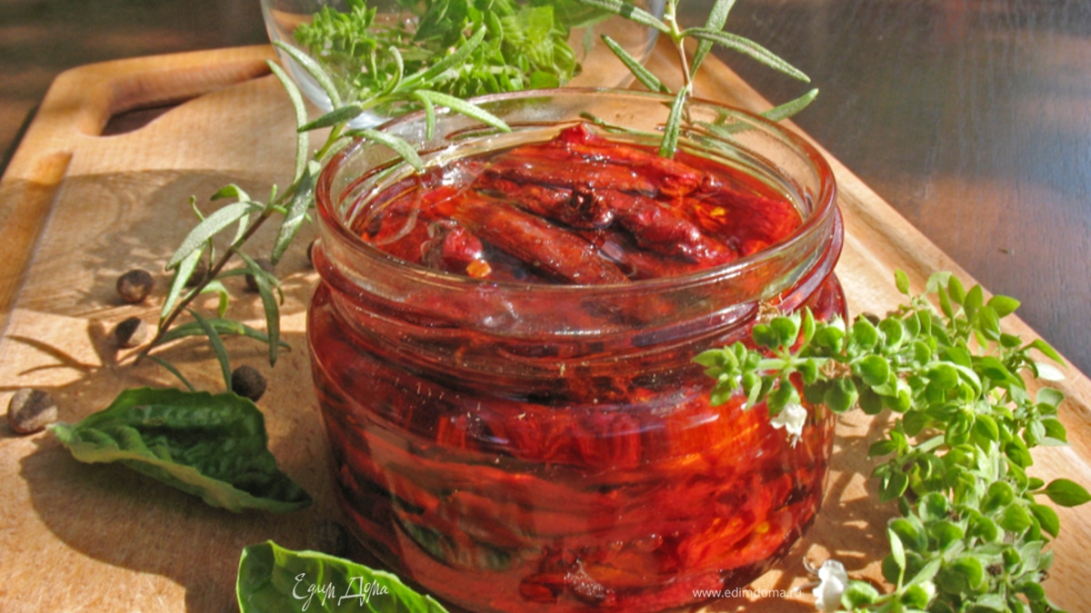 Вяленые помидоры без кожицы