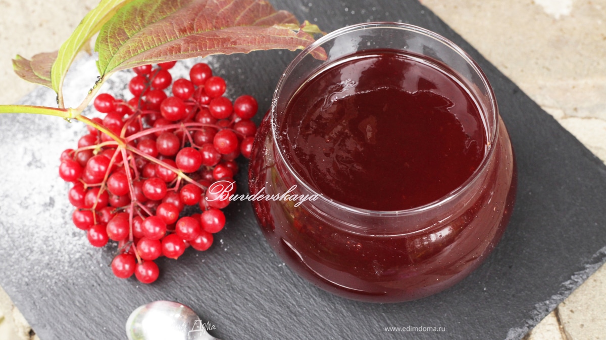 Желе из калины