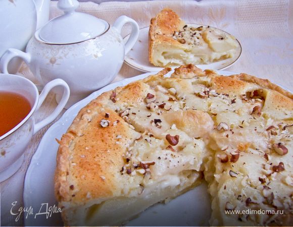 Нежный грушево-лимонный пирог Нежный грушево-лимонный пирог