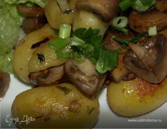 Картофель по‑деревенски с грибами