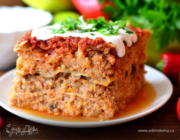 Ленивый голубец «Лазанья» Ленивый голубец «Лазанья»