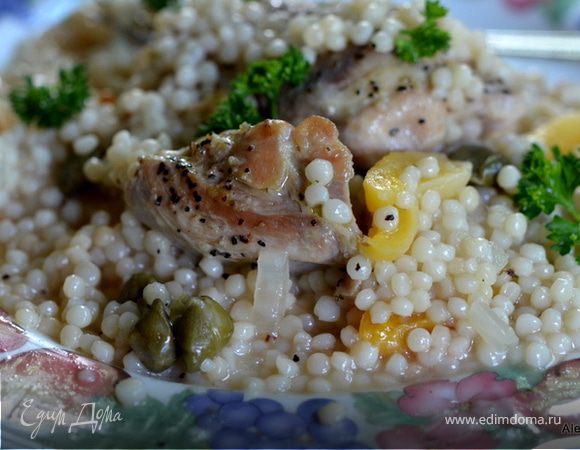 Куриные грудки с абрикосами и каперсами