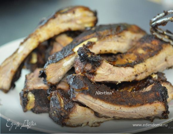 Свиные ребрышки со специями Свиные ребрышки со специями