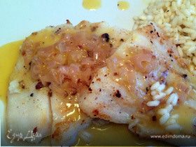 Рыба с соусом из белого масла (Poisson sauce au beurre blanc)