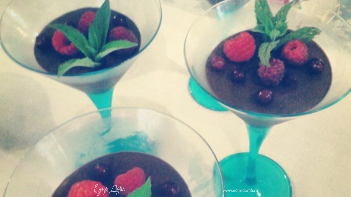 Шоколадно-ванильный мусс от Юлии Высоцкой