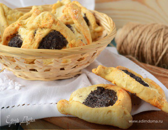 Треугольнички с творогом и маком