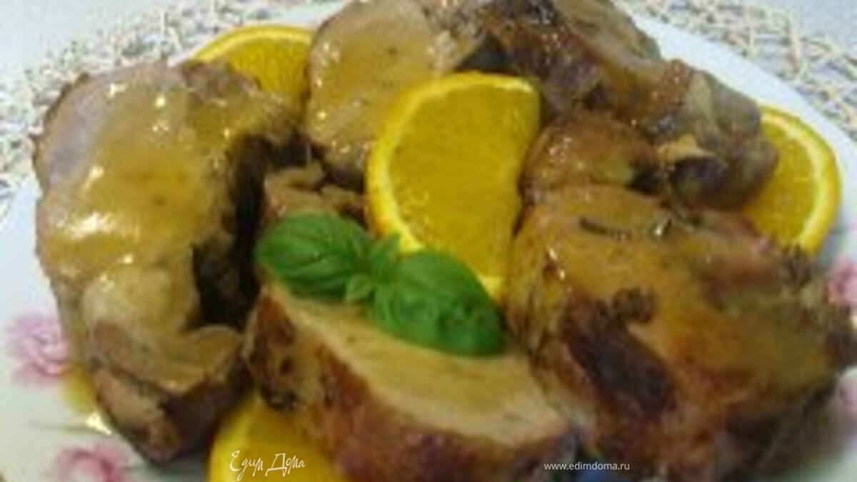 Свинина с апельсинами по-гречески