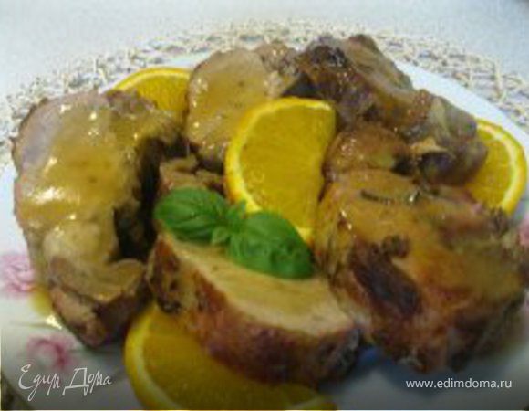 Свинина с апельсинами по-гречески Свинина с апельсинами по-гречески