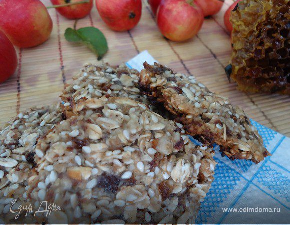 Овсяное печенье на меду Овсяное печенье на меду