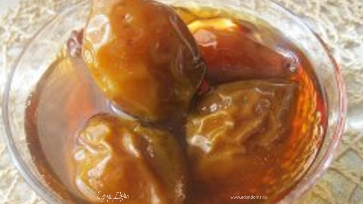 Варенье из груш на красном вине