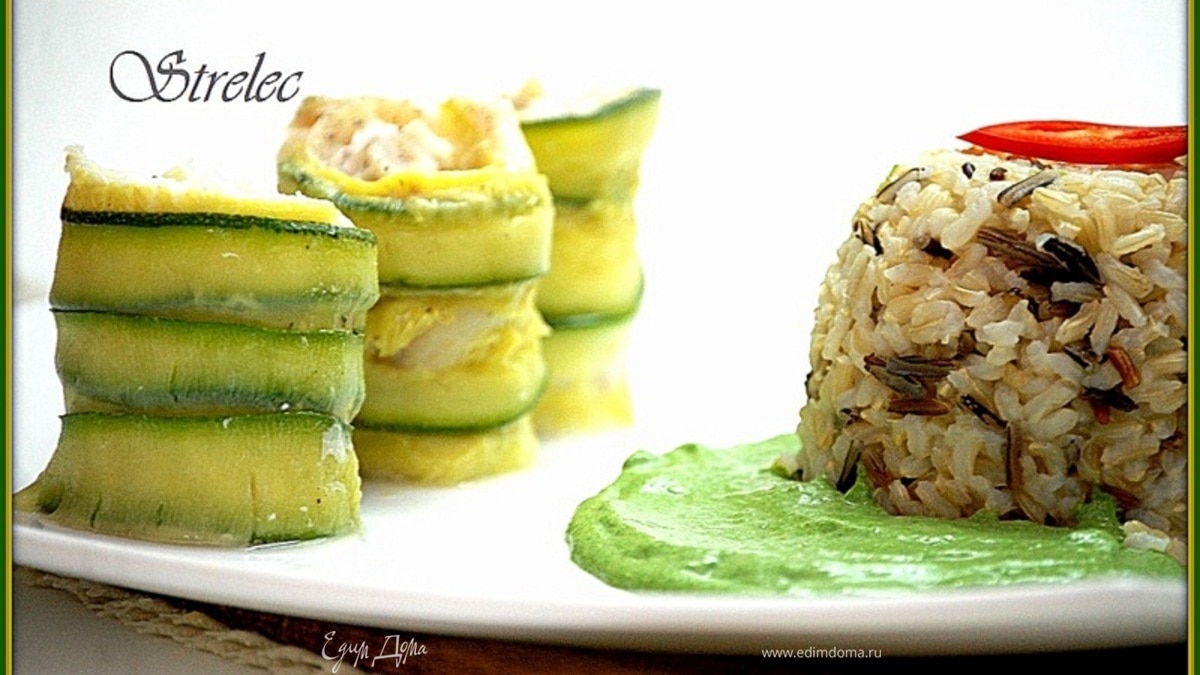 Белая рыба и цукини: осенний дуэт