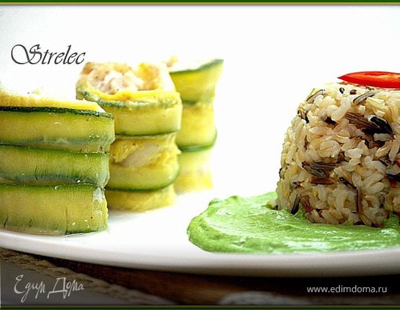 Белая рыба и цукини: осенний дуэт
