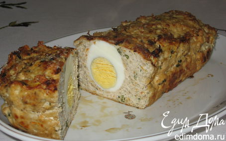 Рецепт Мясная запеканка с куриным яйцом