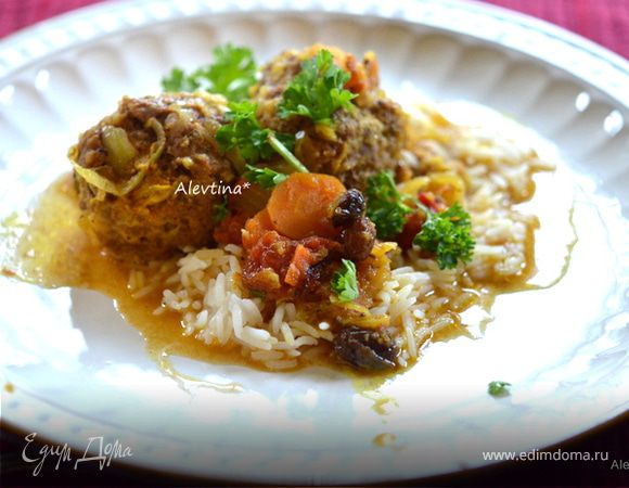 Фрикадельки по-мароккански из говядины 