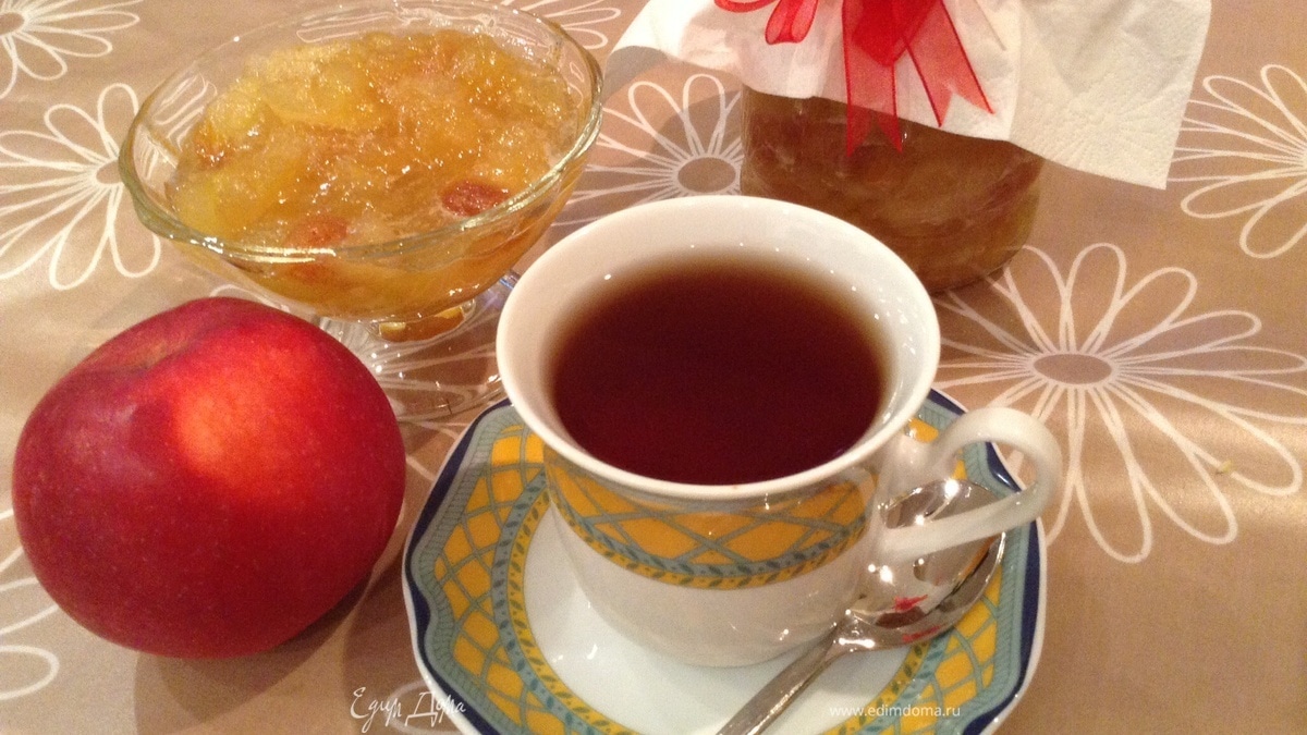 джем из яблок с курагой