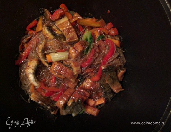 Лапша с угрем Лапша с угрем