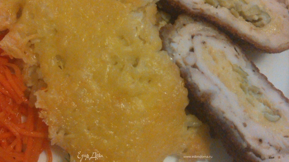 Куриный шницель с рисовой запеканкой