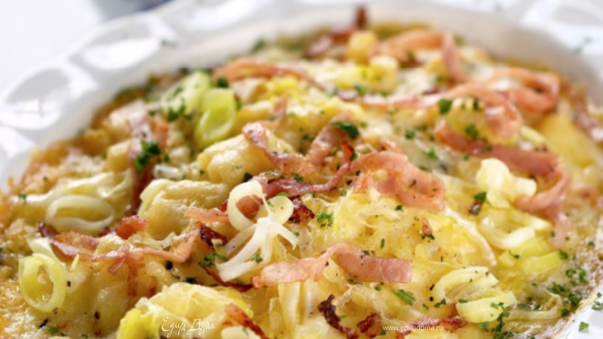 Макароны с горчицей и сыром