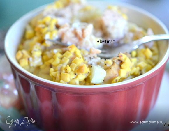 Семга в горшочках Семга в горшочках