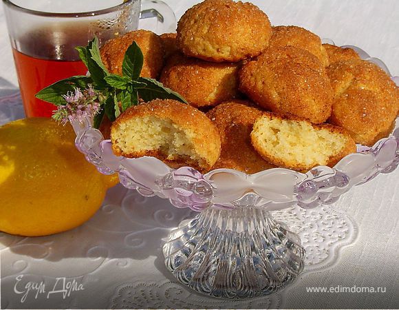 Быстрое печенье в корично-сахарной панировке