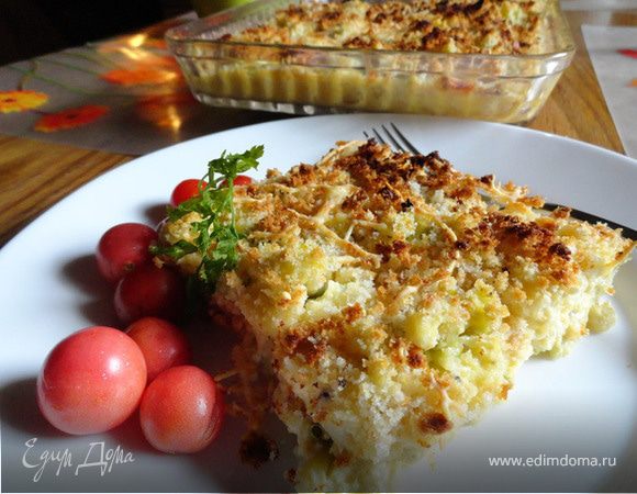 Цветная капуста под молочным соусом