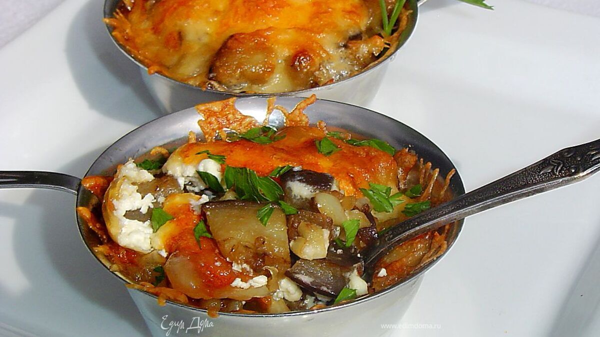 Баклажановый жульен