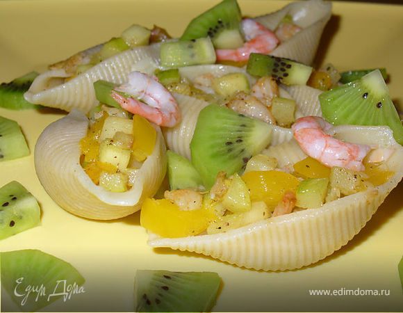 "Ракушки" с креветками "Ракушки" с креветками