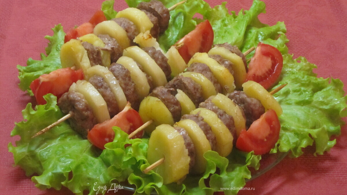 "Гармошка" картофельно-мясная