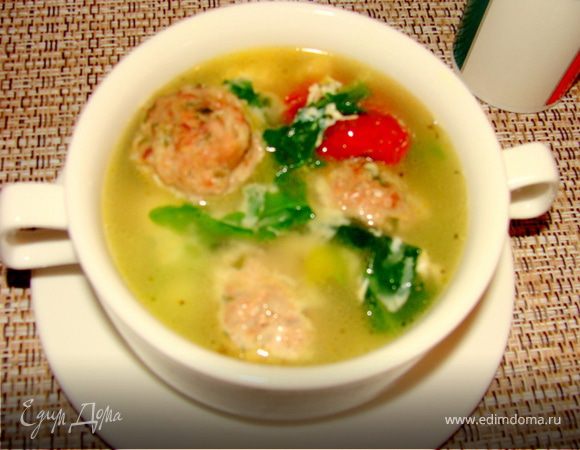 Итальянский свадебный суп 