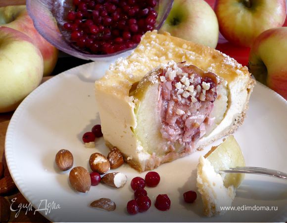 Чизкейк с печеными яблоками «Утомленные солнцем» Чизкейк с печеными яблоками «Утомленные солнцем»