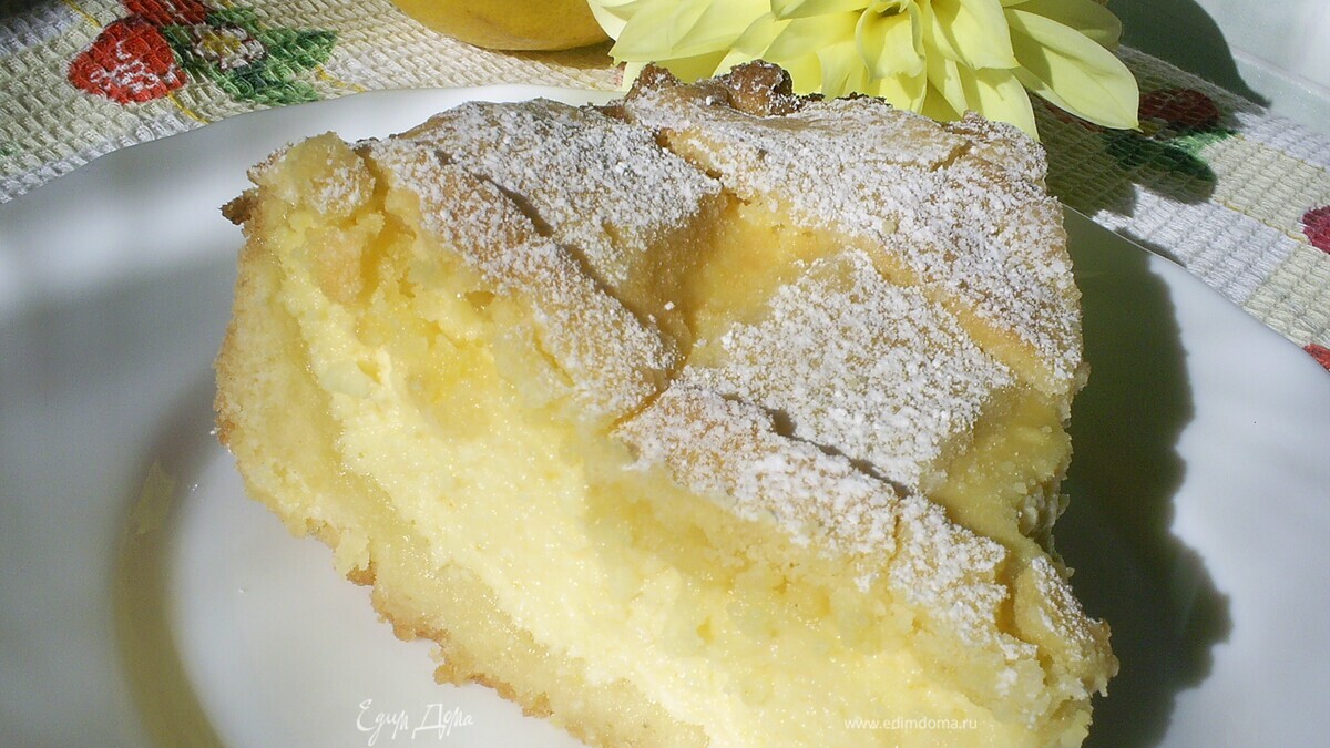 Кростата с творогом