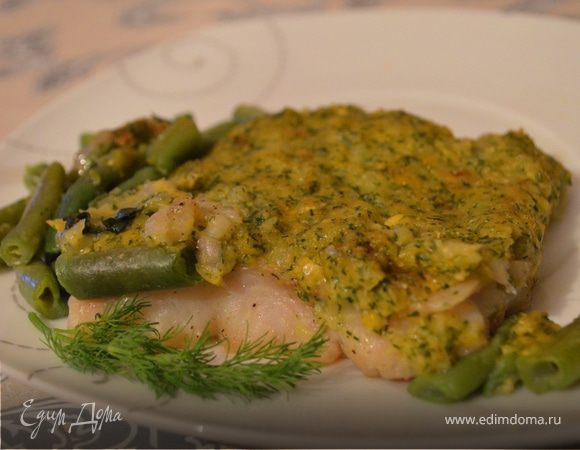 Рыба, запеченная в кукурузном соусе Рыба, запеченная в кукурузном соусе