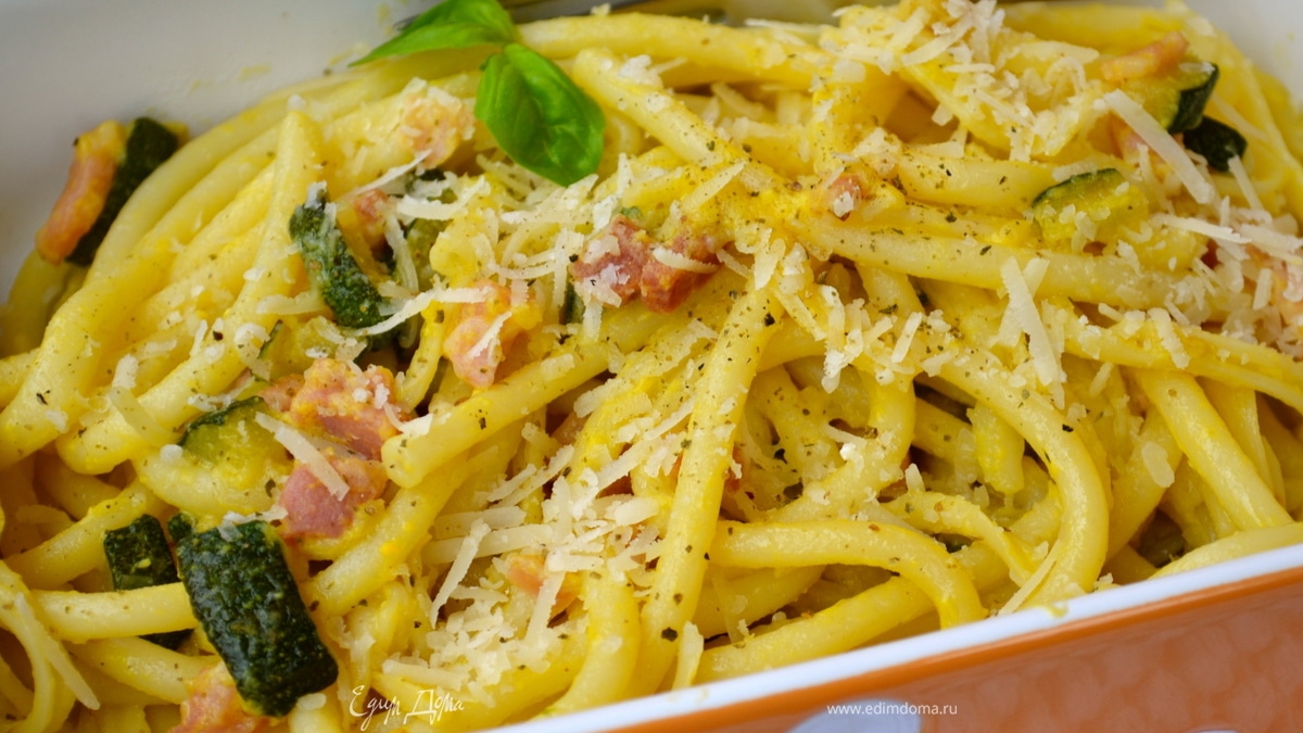 Букатини "а-ля карбонара" (для Сони (Софья79))