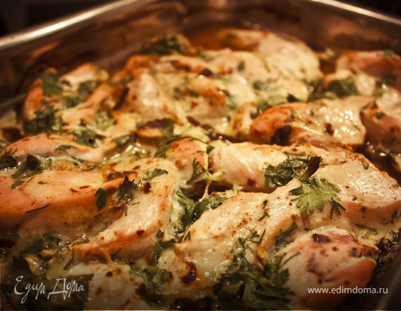 Курочка в кефире