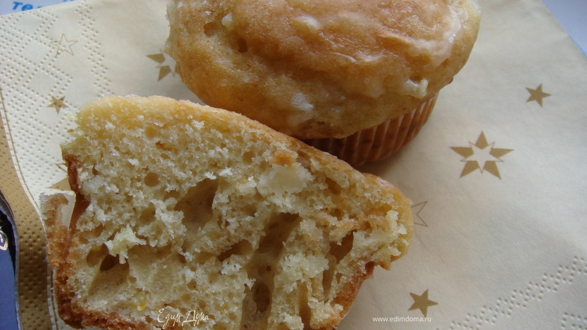 Лимонные маффины