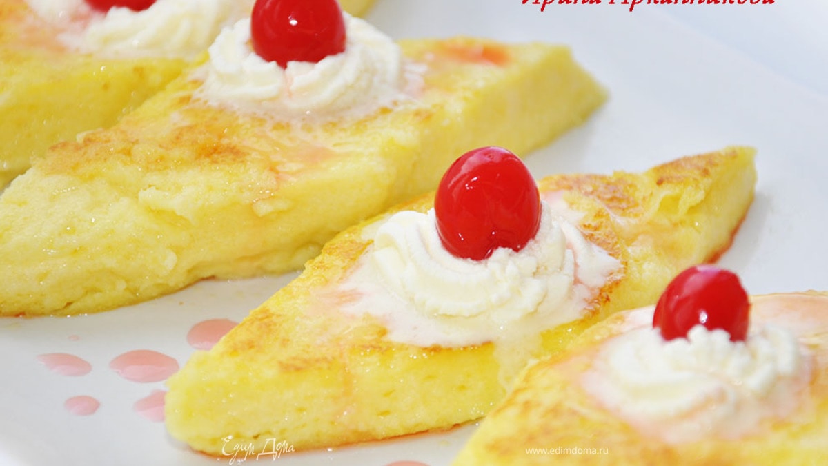 Манные ромбики