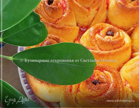 Пирог "Розовый букет"